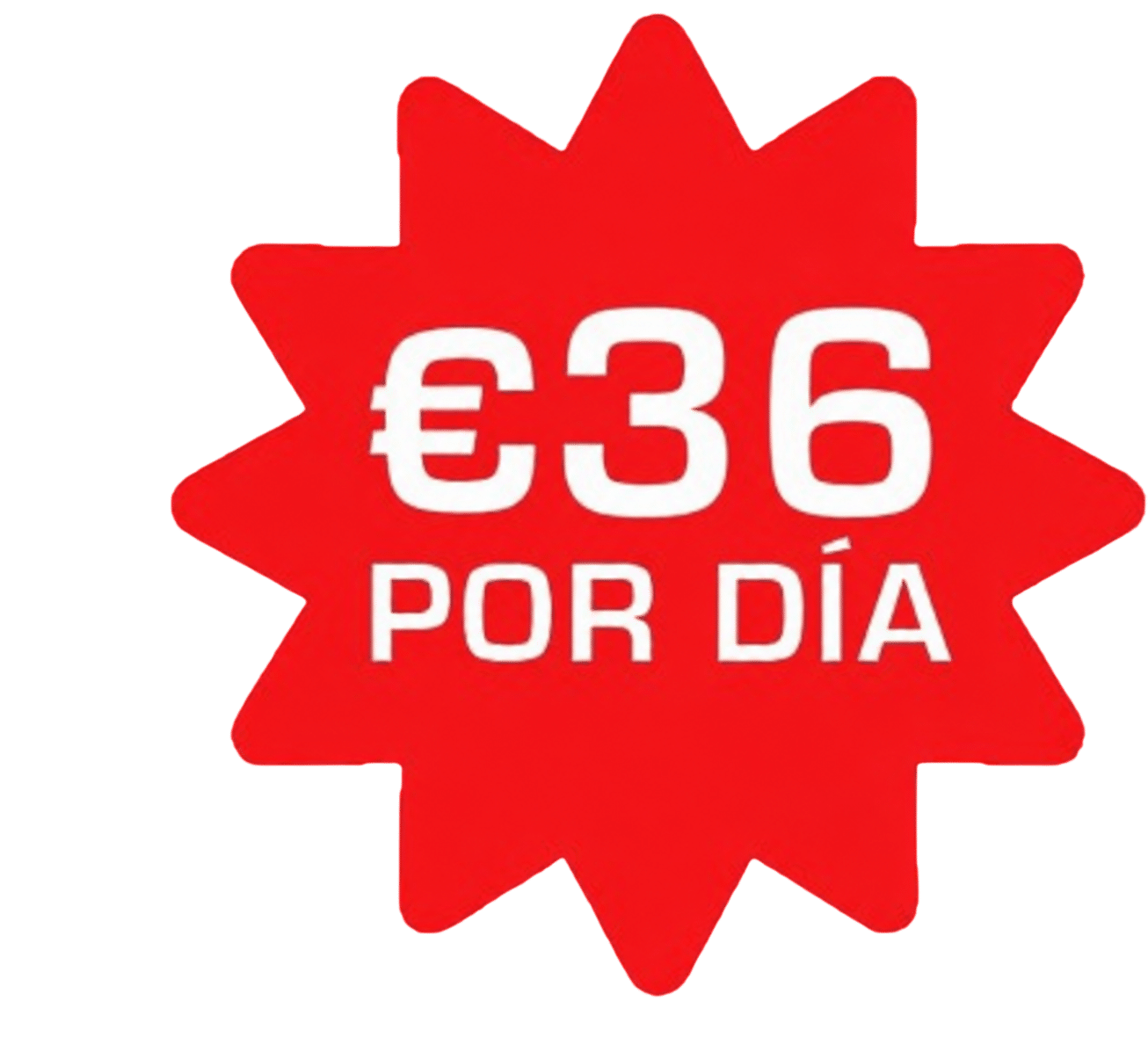 36 € por día