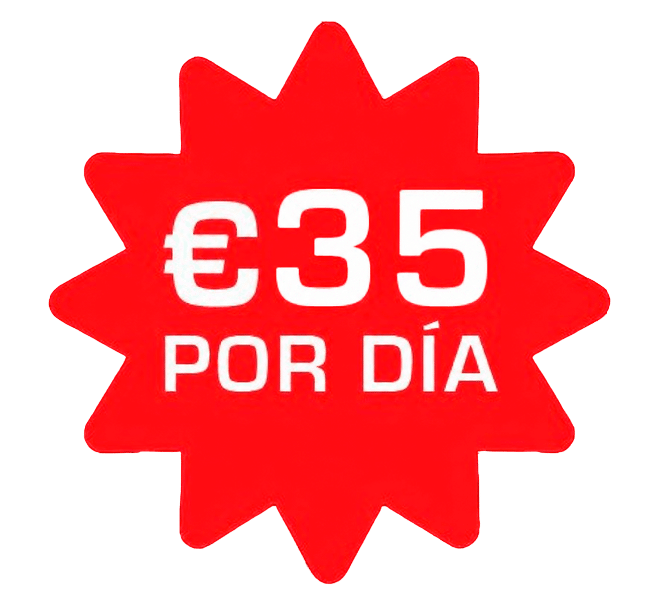 35 € por día
