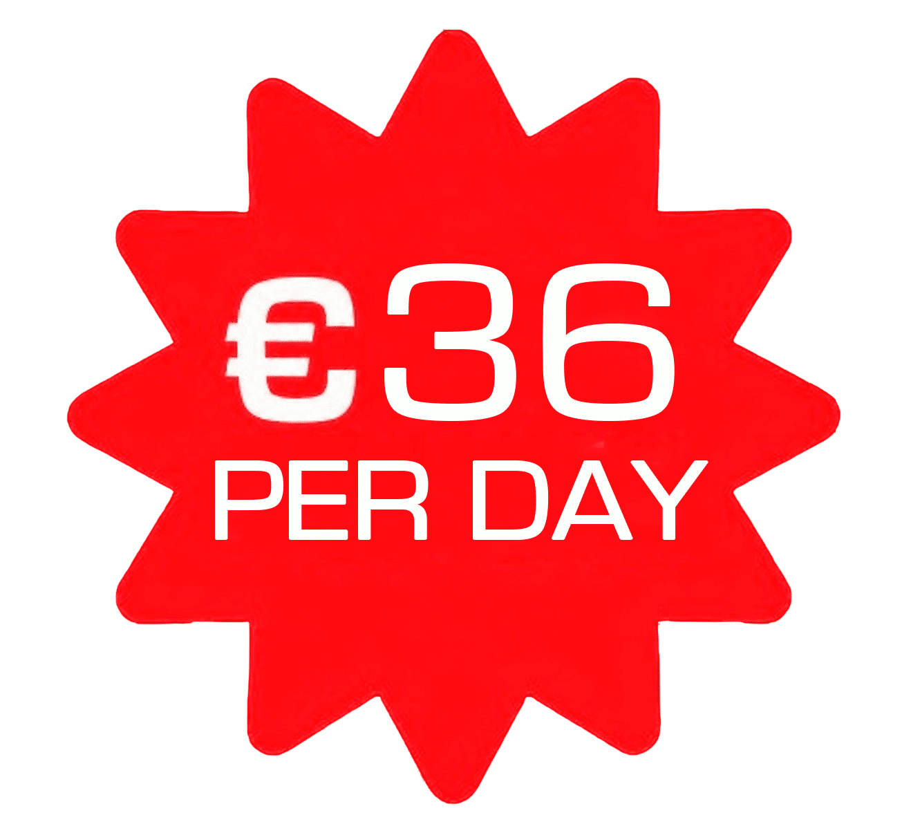 36 € per day