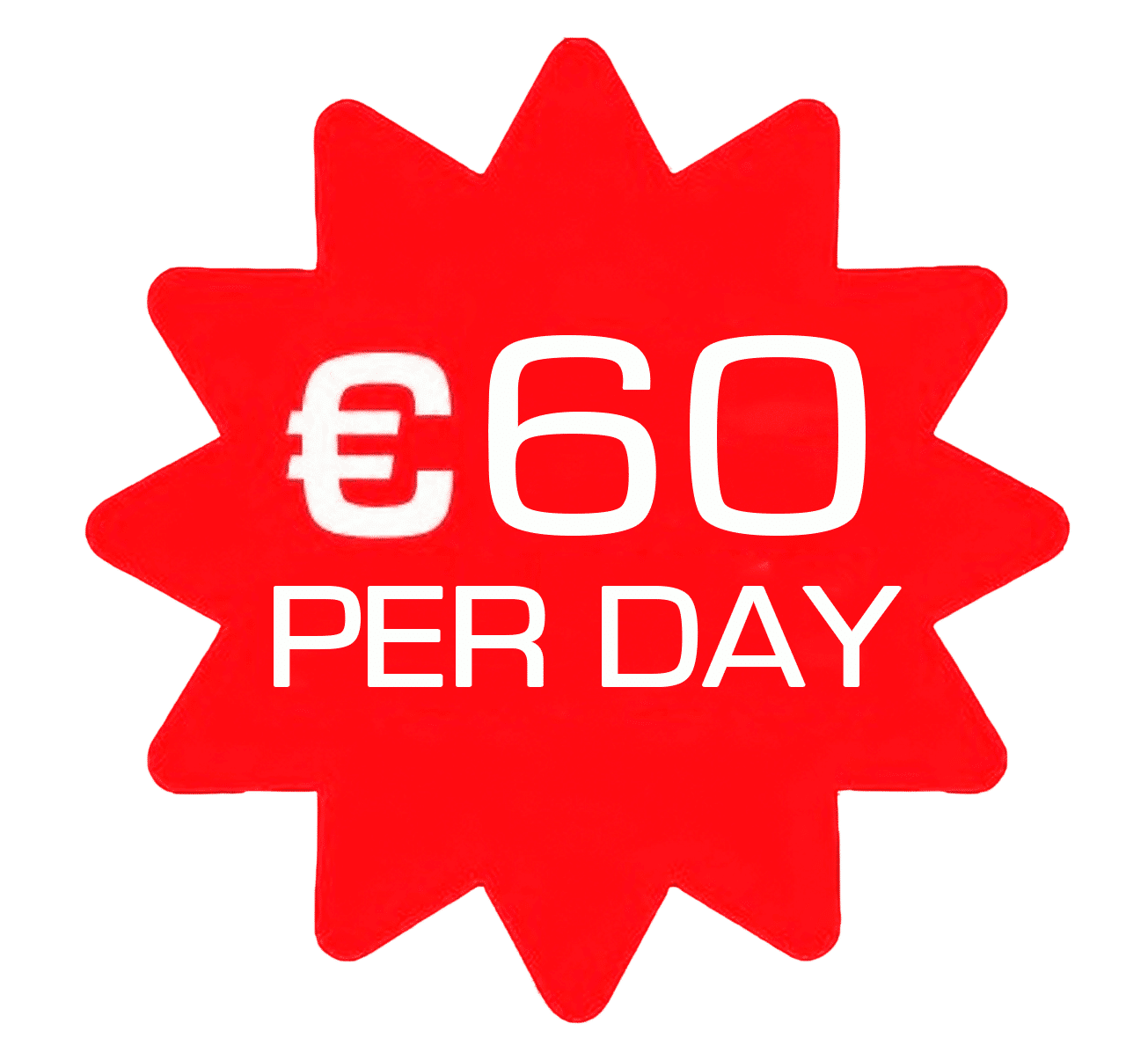 60 € per day